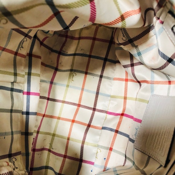 Authentic COACH TATTERSALL ERGO PLEATED LEATHER BAG HOBO - Picture 12 of 16